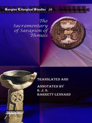 cover image of The Sacramentary of Sarapion of Thmuis